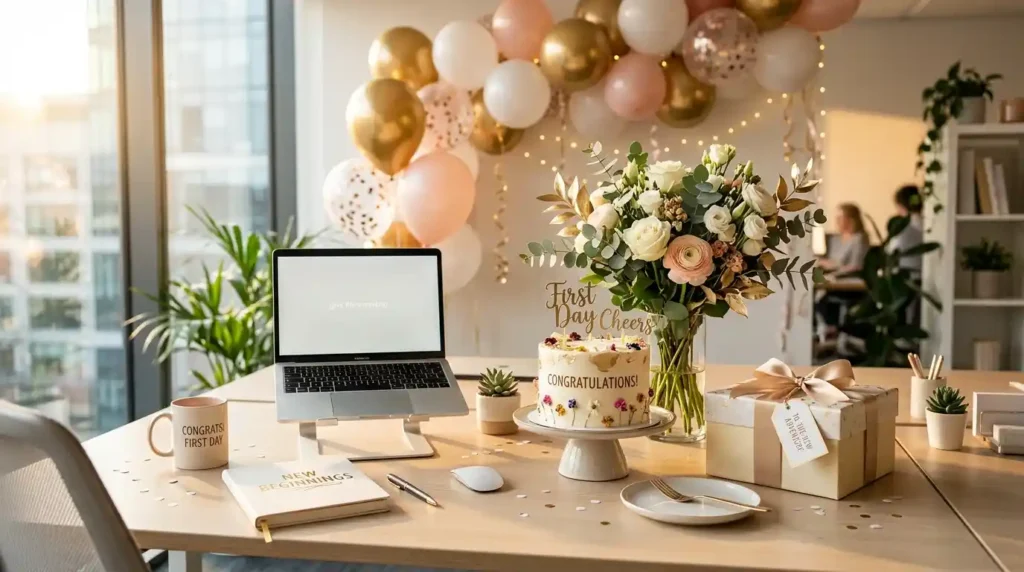 Celebration First Day of Job Wishes Images