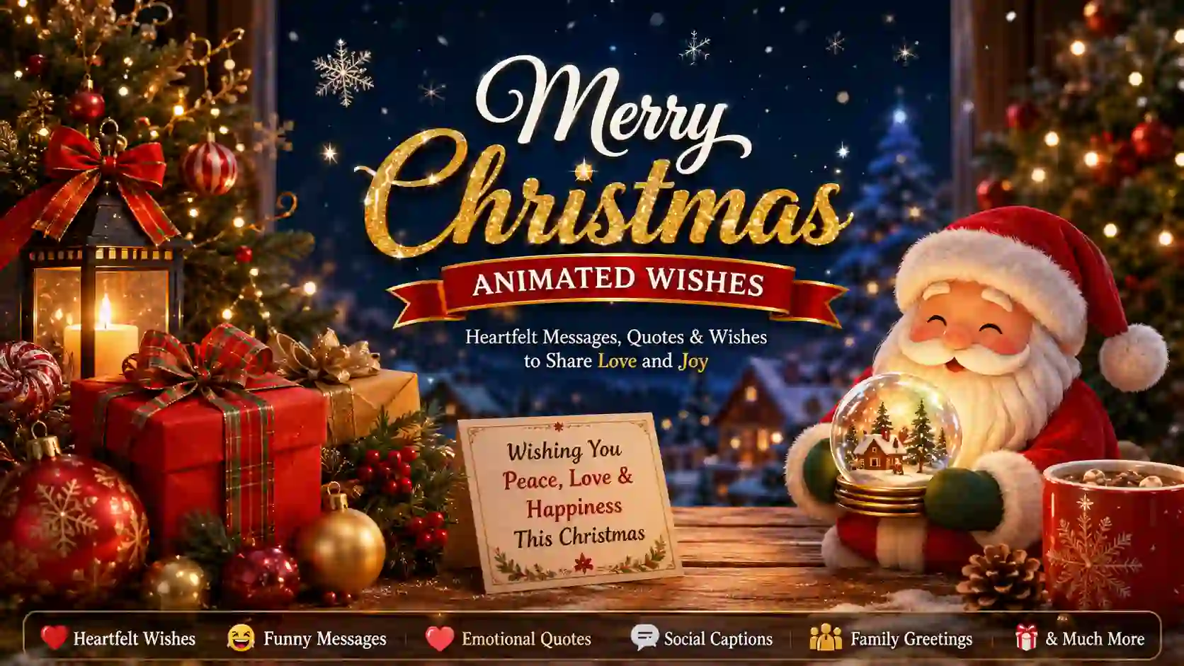 Merry Christmas Animated Wishes