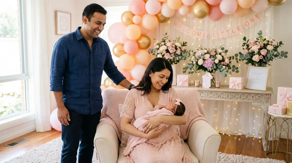 Celebration Wishes for a Baby Girl