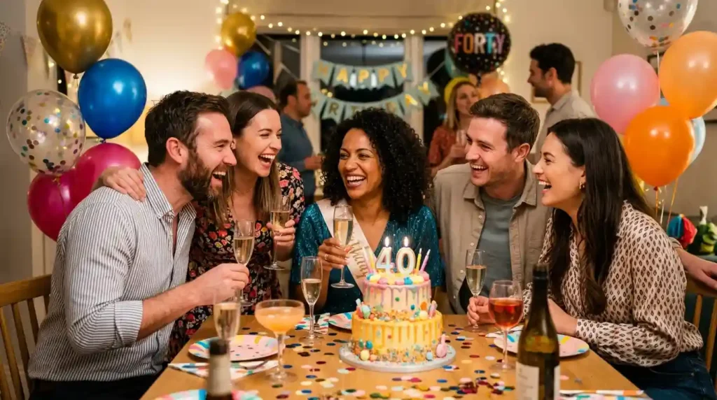 Funny 40th Birthday Wishes for a Friend
