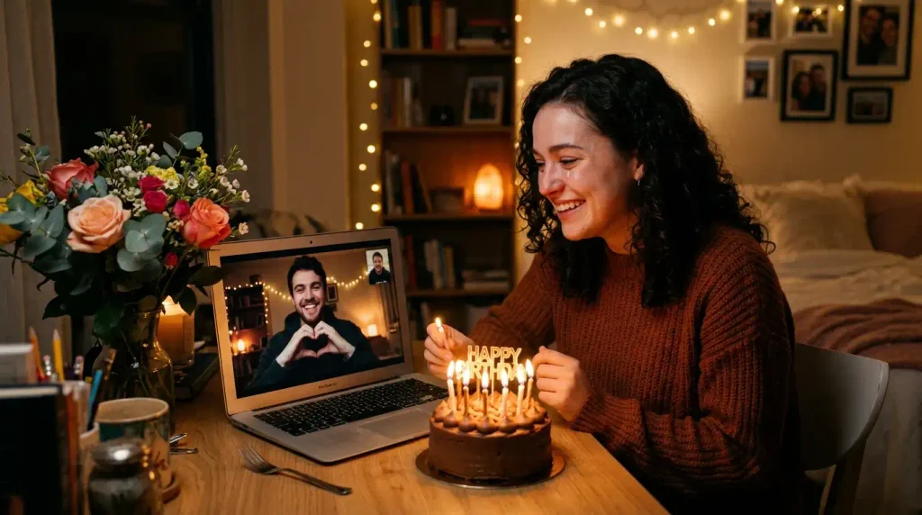 Long Distance Birthday Wishes